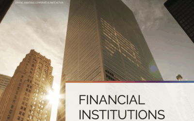 🚀 Un Nouveau Standard SBTi pour les Institutions Financières
